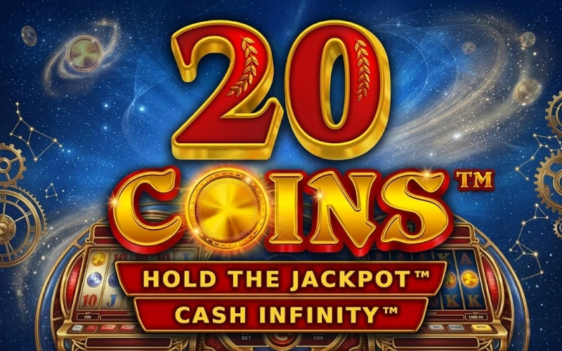 Go for the jackpot with 20 Coins, a classic-style game with modern winning potential at Casinonic.